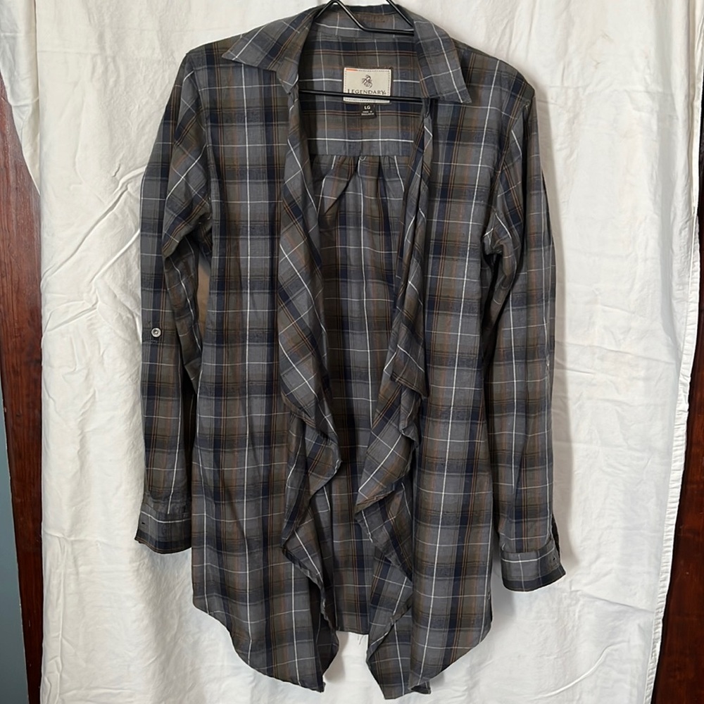 Womens Drape Blouse LG Legendary Whitetail